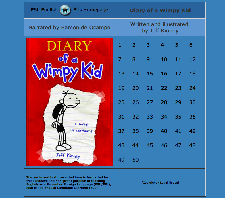 English – Diary of a Wimpy&nbsp;Kid