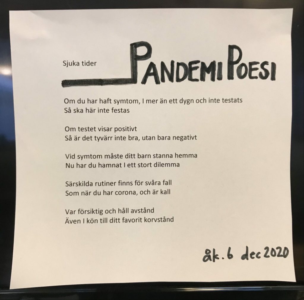 Poesi och Pandemi